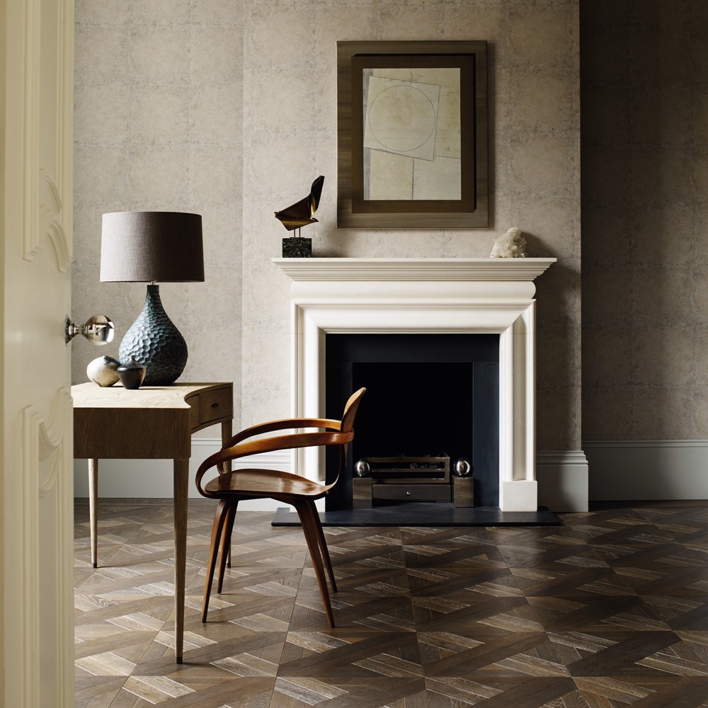 Ashlar Tile Wallpaper 312539 by Zoffany in Sandstone Beige